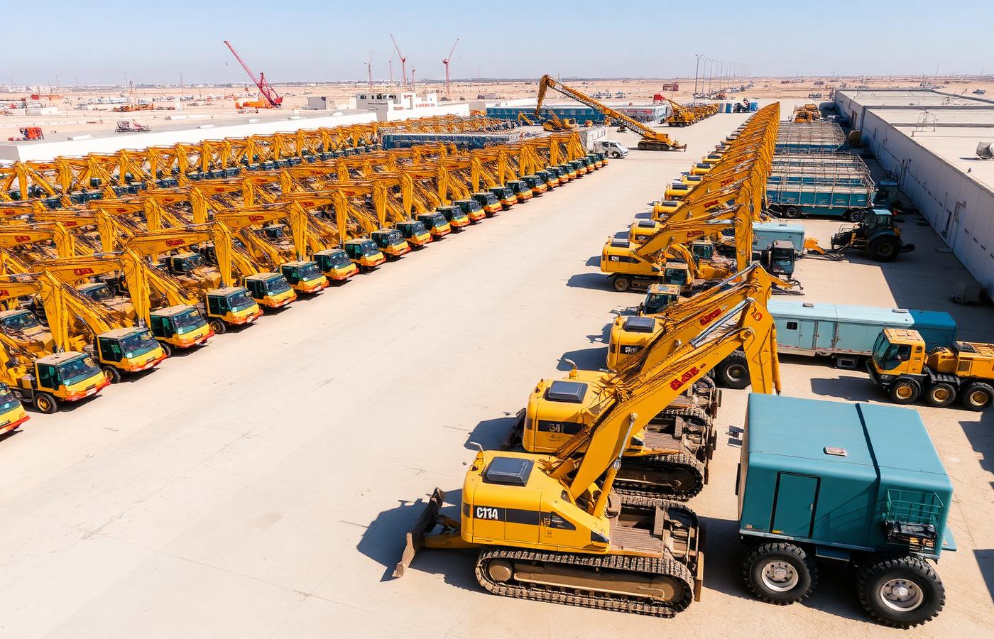 Al Rushd International equipment yard